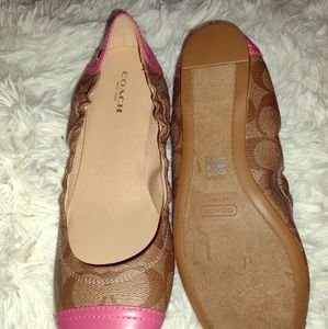 Coach Callie Flats Size 8